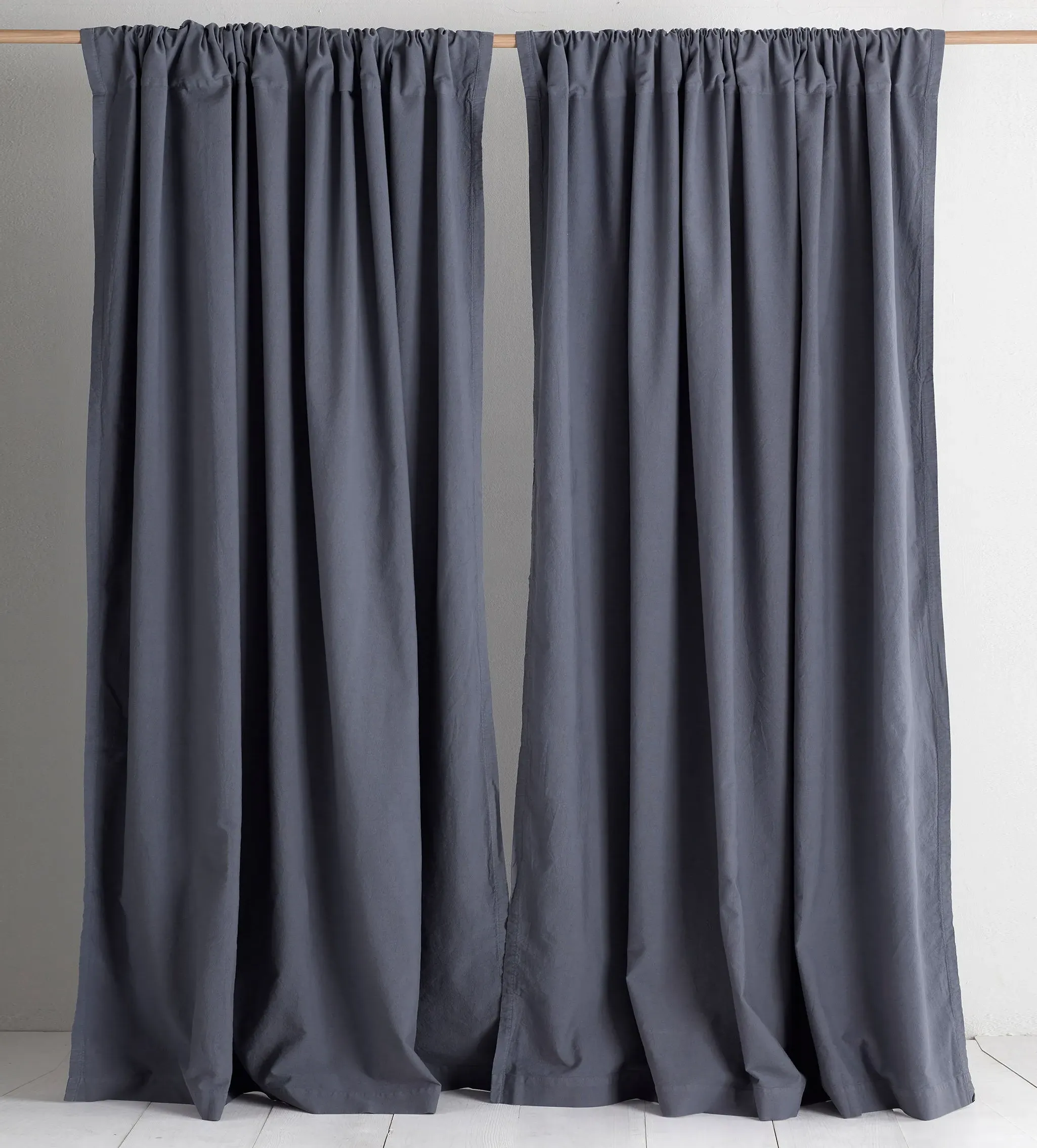 Finn Single Curtain Loop Top - French Blue, Cotton product