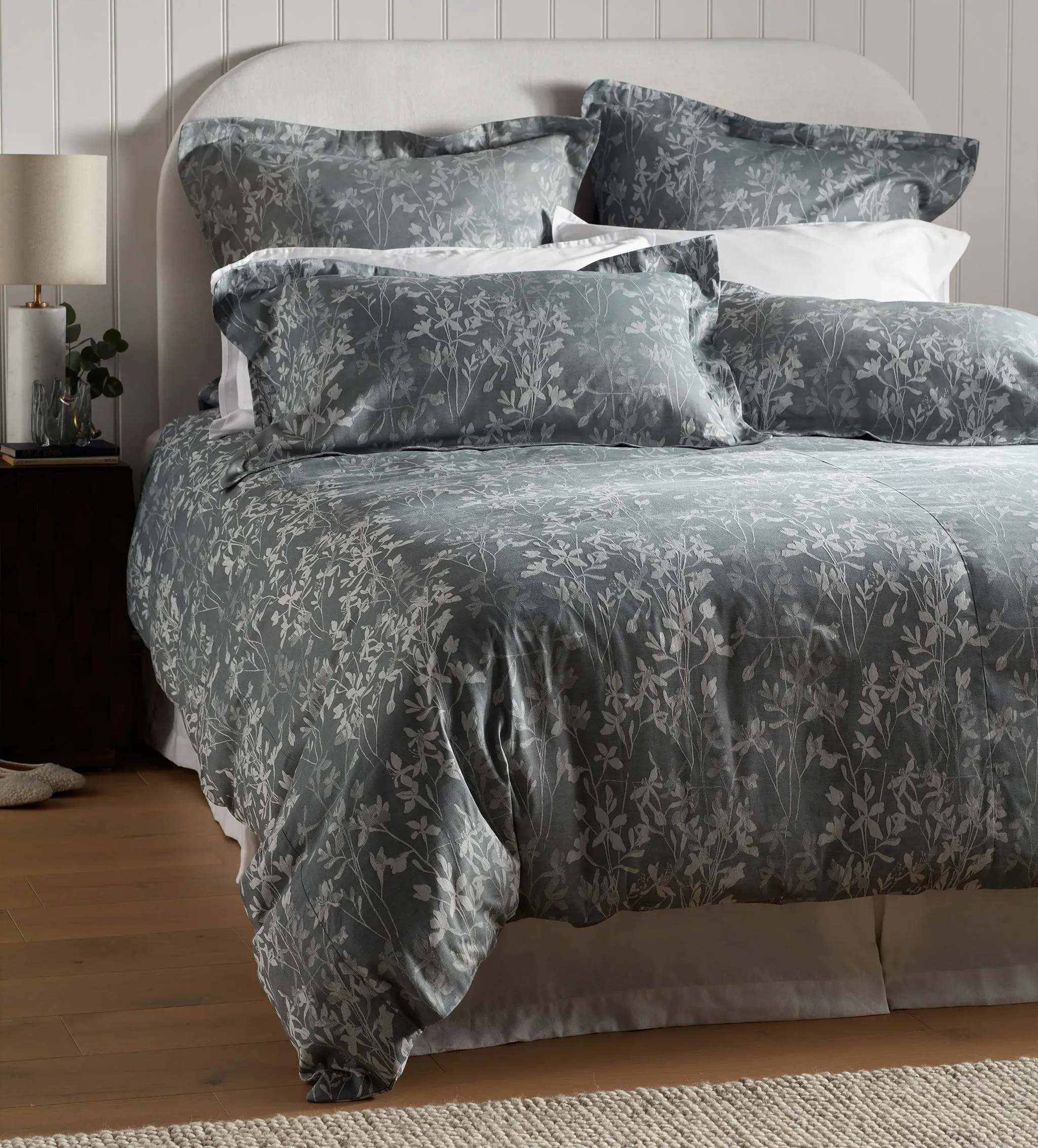Florence Floral Jacquard Duvet Cover - Cotton product