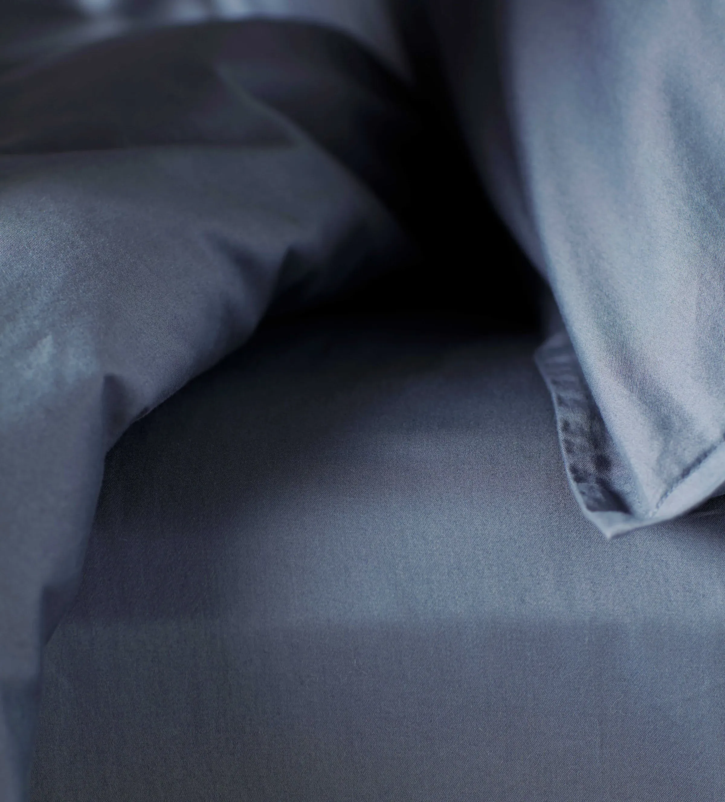 French Blue Fitted Sheet - Blue, Cotton product