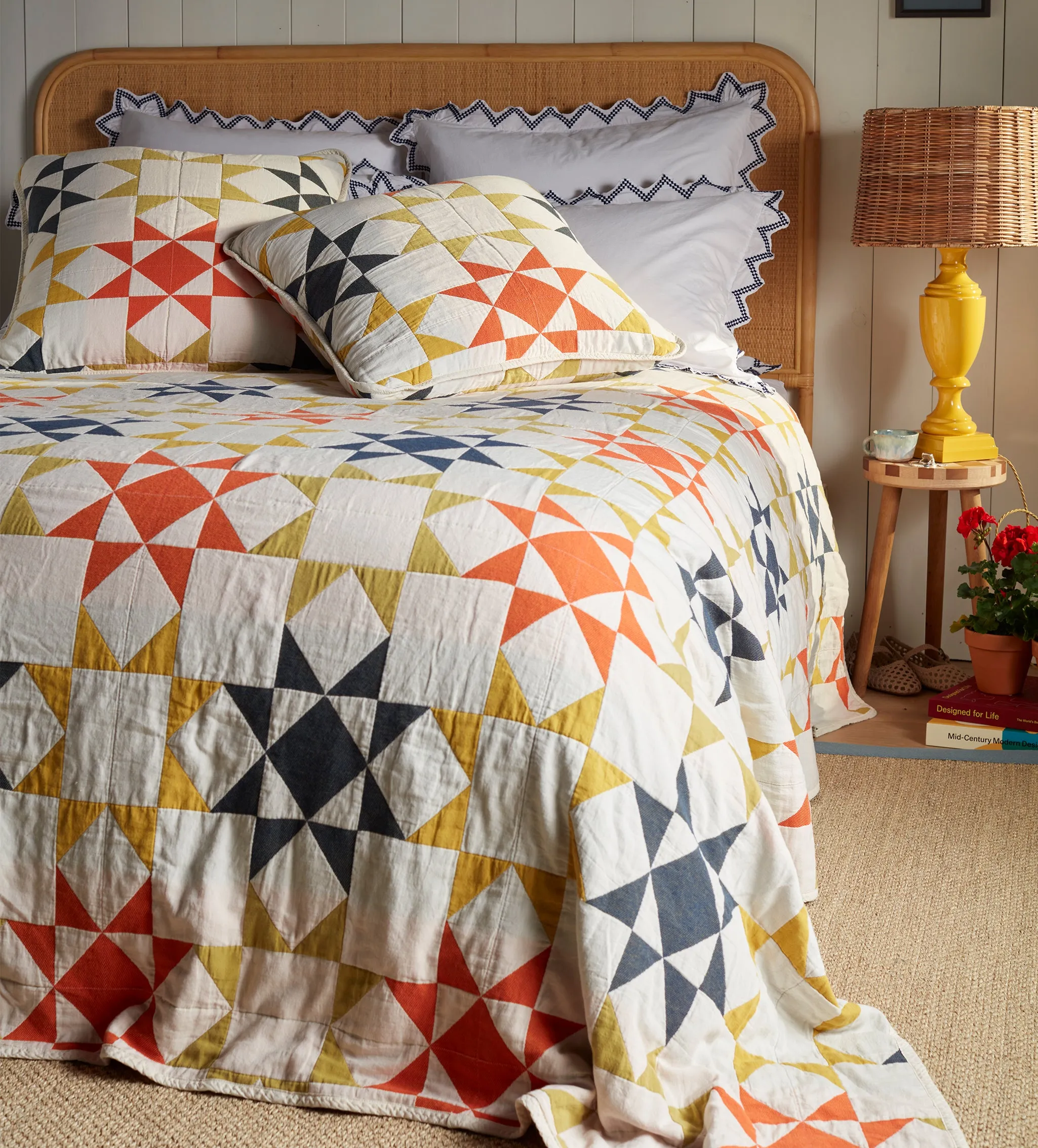 Glassette Stella Quilted Bedspread - Cotton product