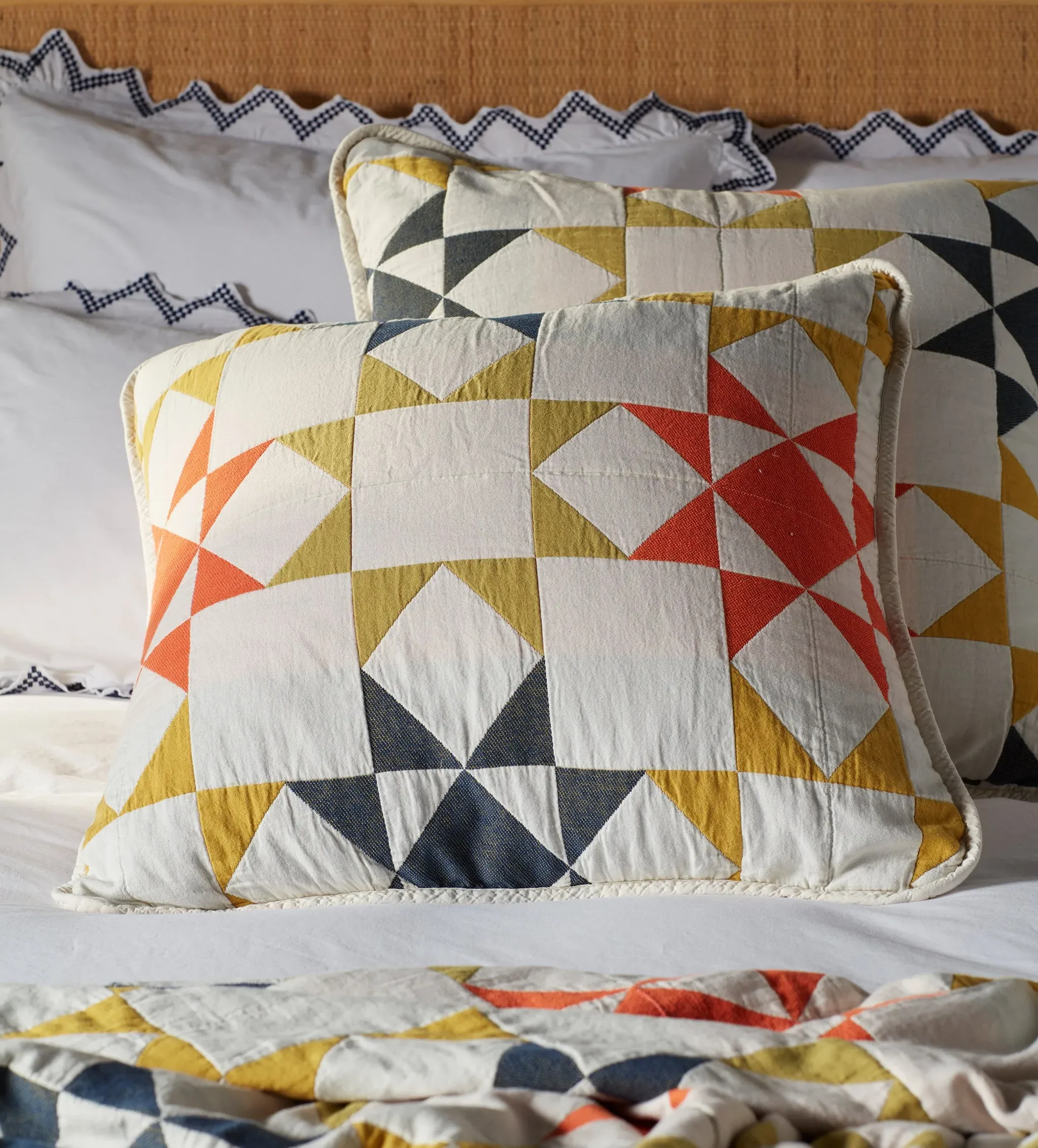 Glassette Stella Quilted Cushion Cover - Cotton product
