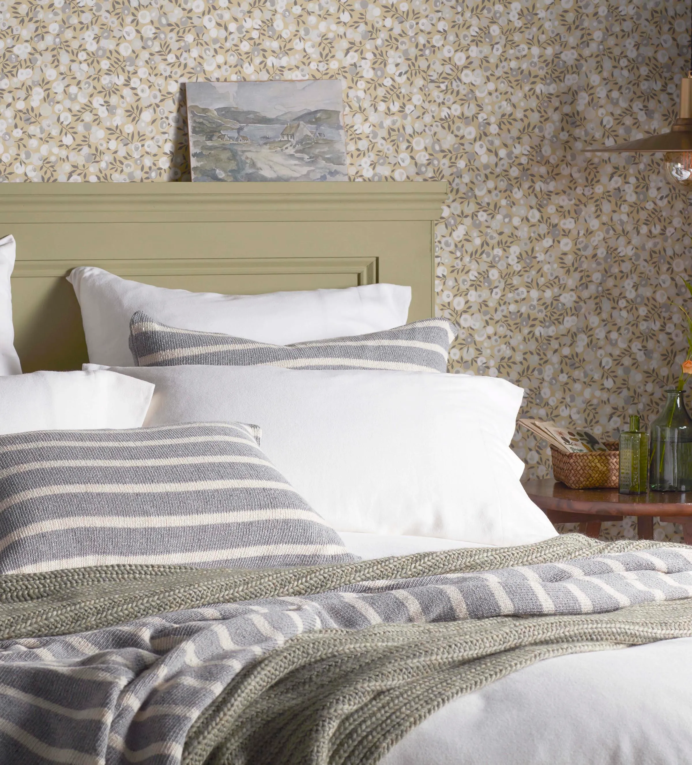 Henry Brushed Organic Cotton Pillowcase - White product