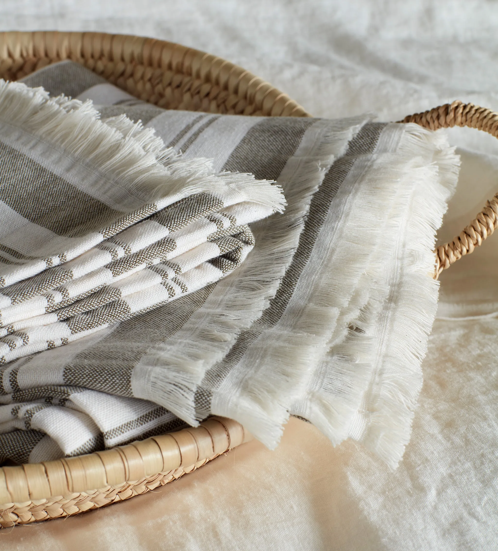 Isaac Cotton Towel - Dark Olive, Cotton product