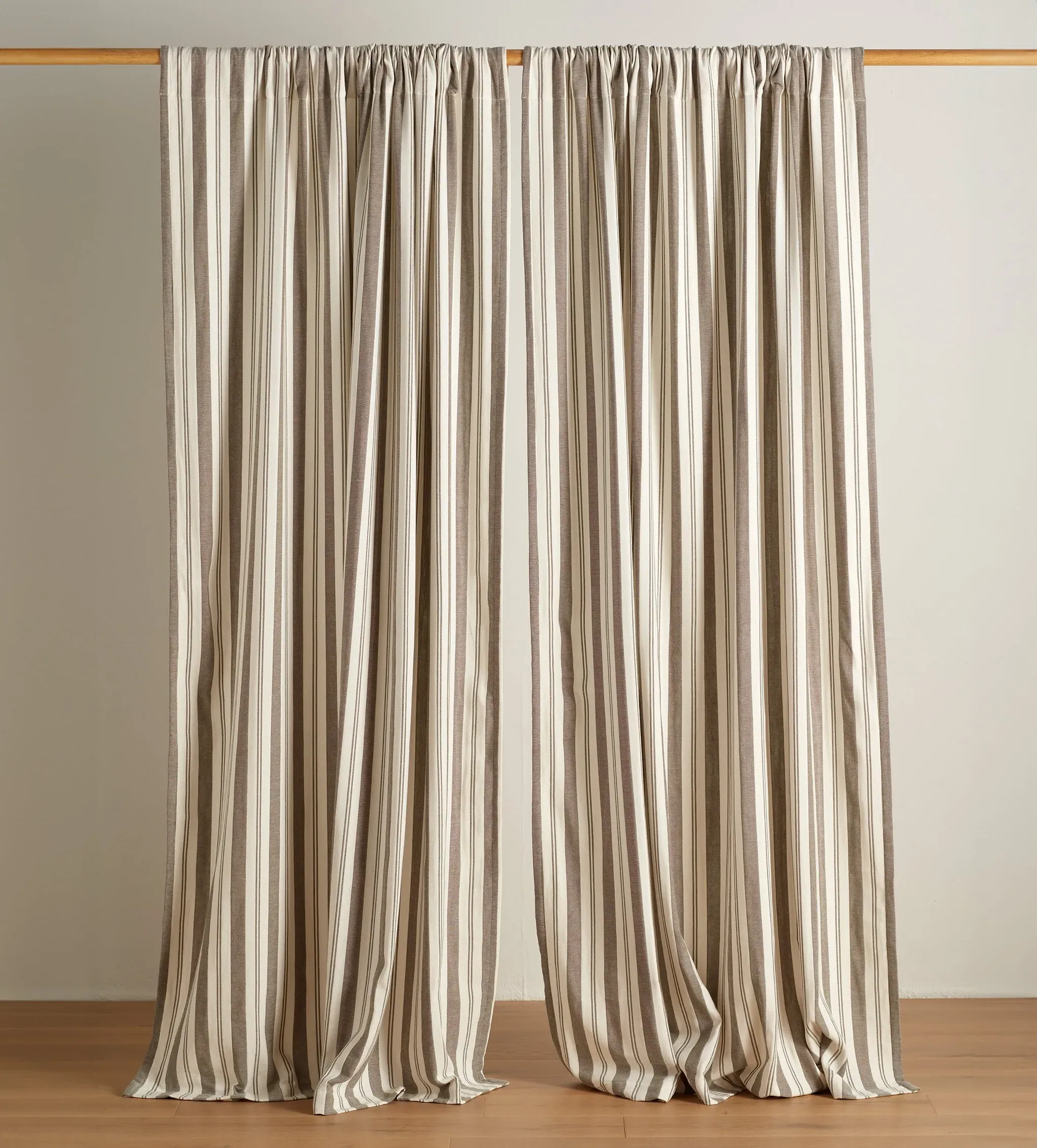 Isaac Loop Top Curtain Single - Dark Olive, Cotton product