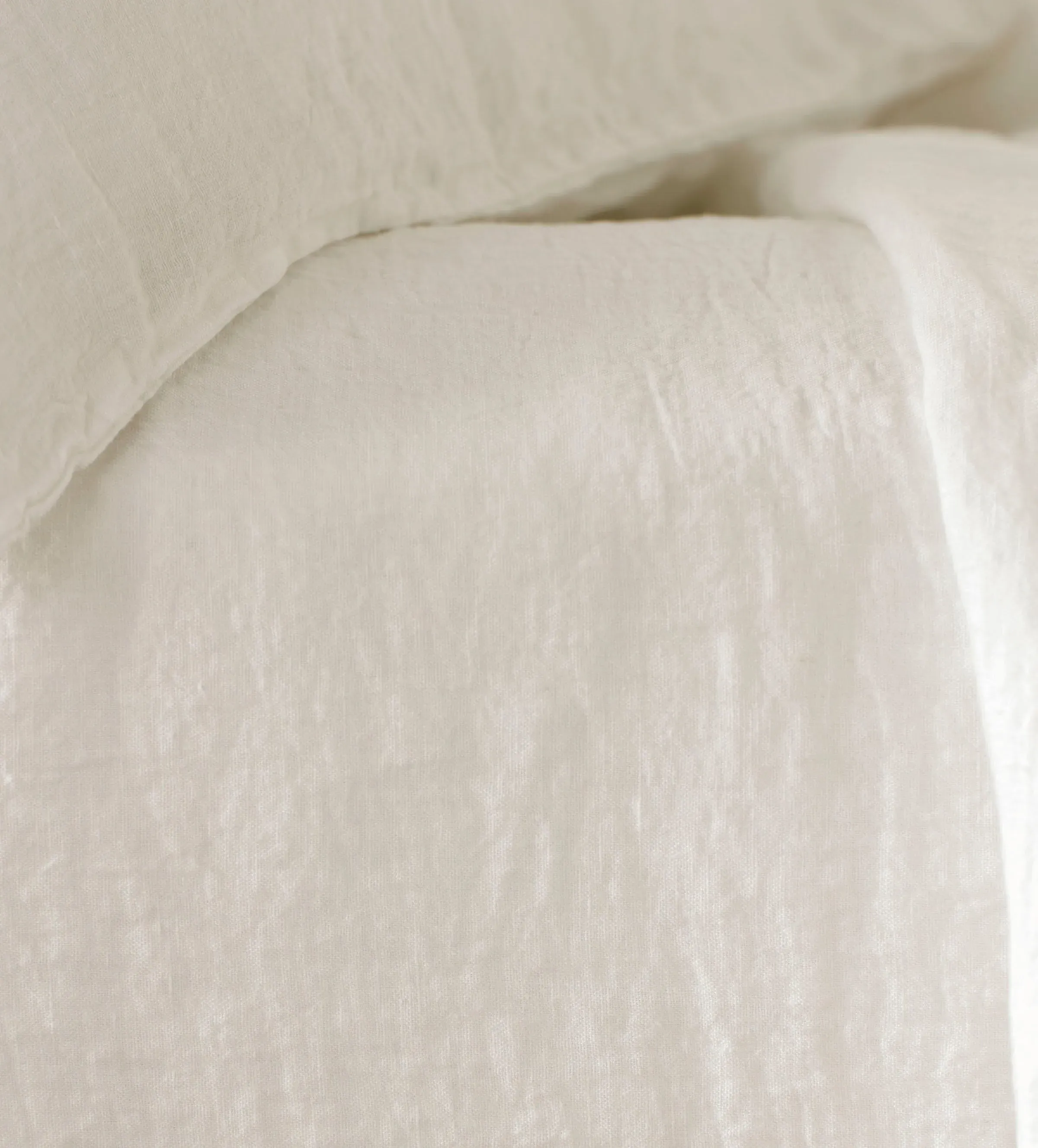Linen Fitted Sheet - Cream product