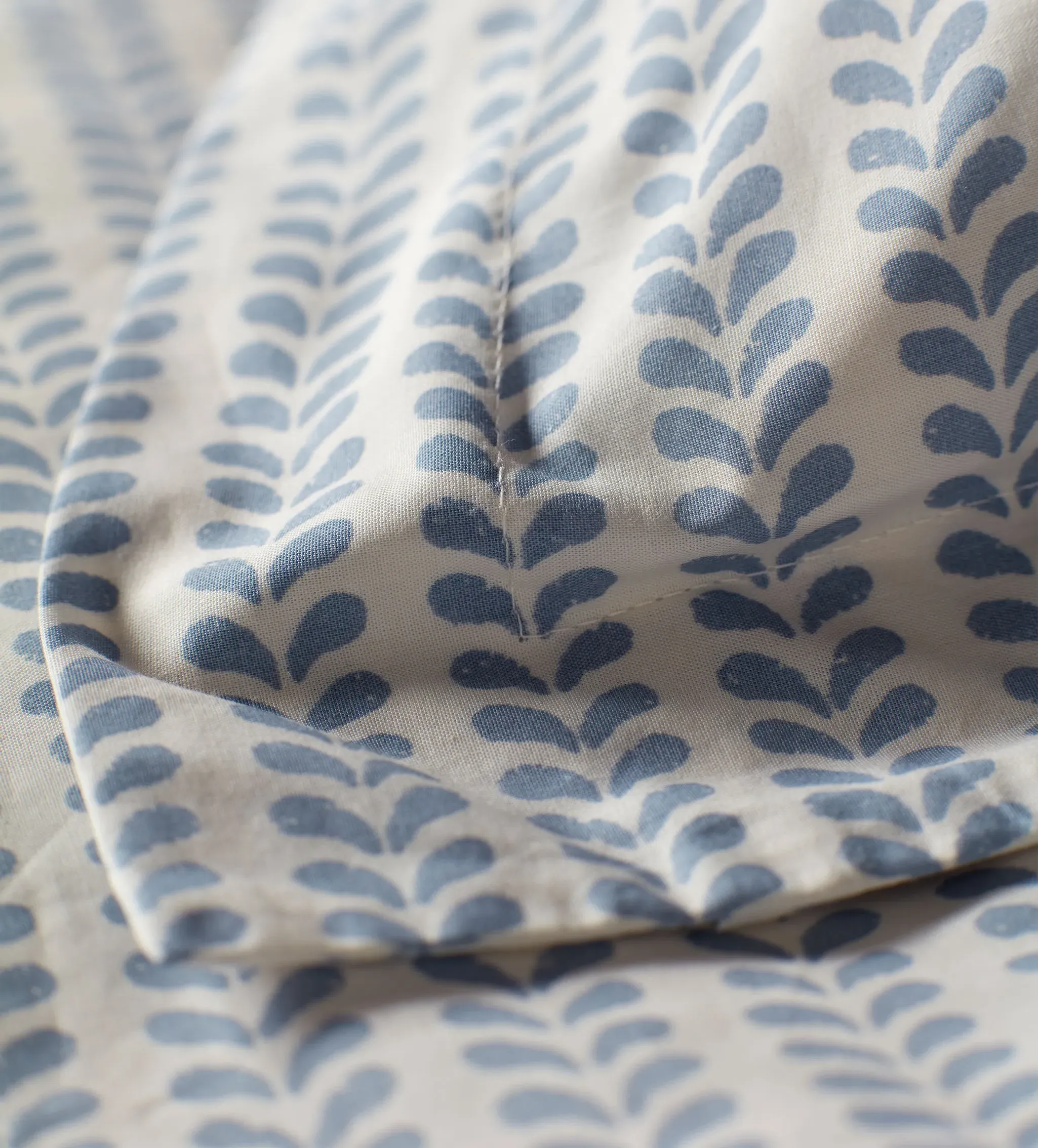 Molly Mahon Blue Bindi Oxford Pillowcase - Blue, Cotton product