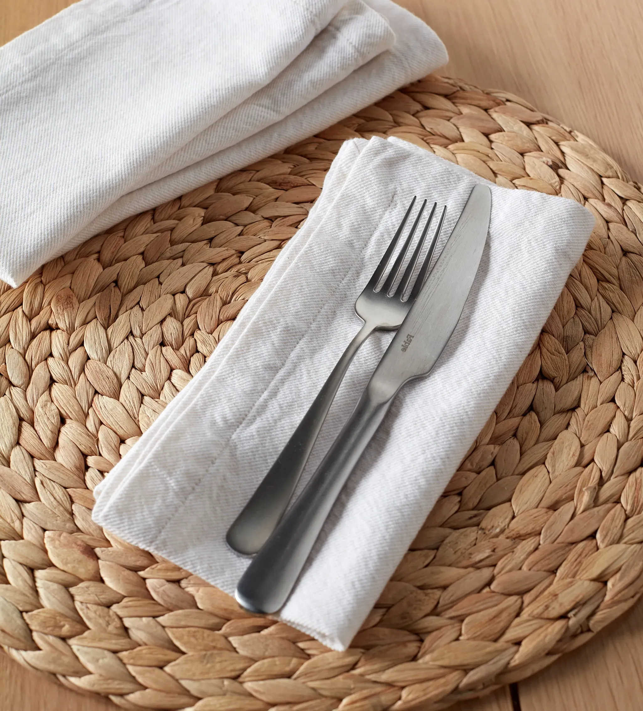 Nellie Set of 4 Napkins - Off White, Cotton product