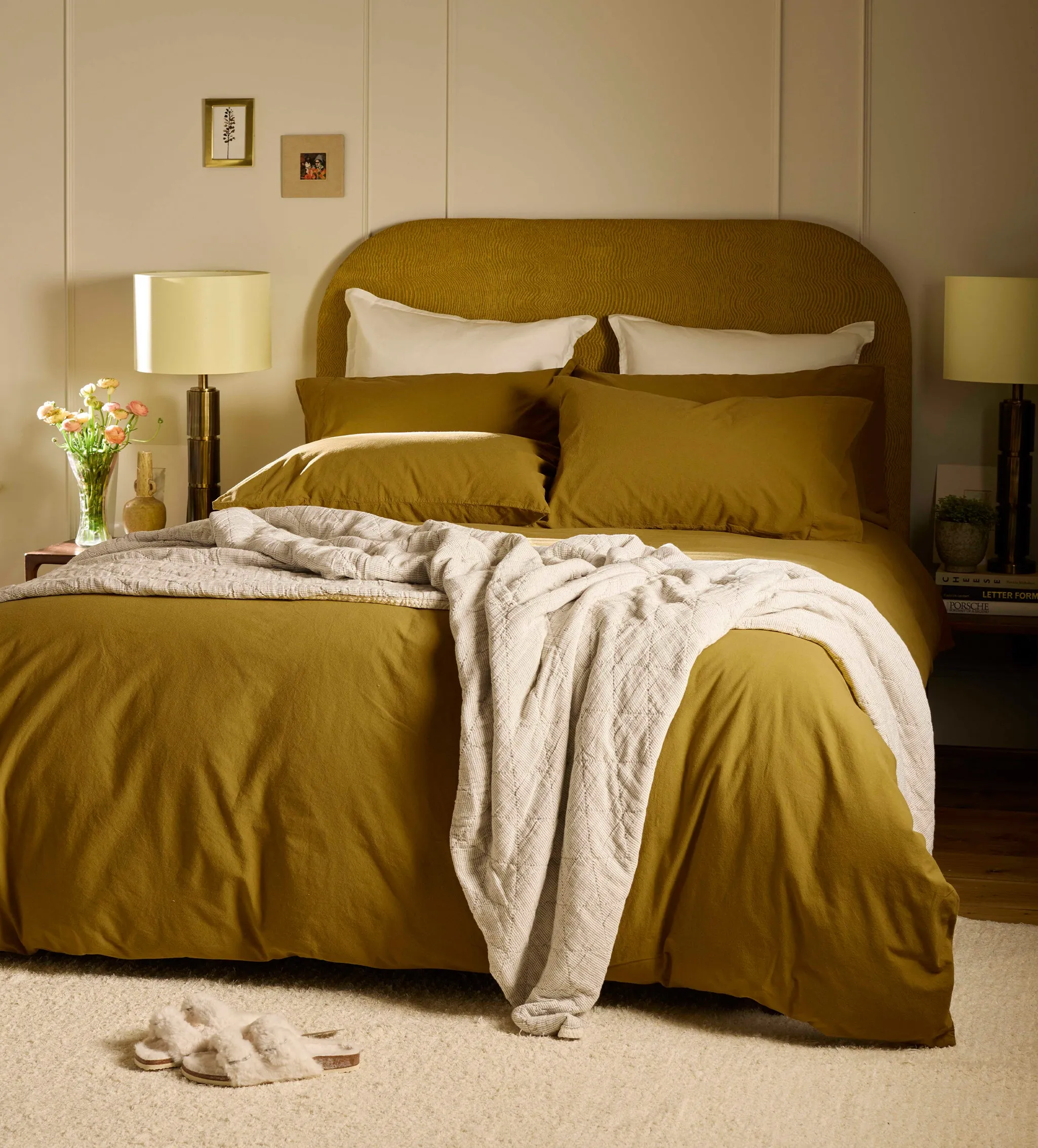 Organic Cotton Duvet Cover - Bronze, Cotton product