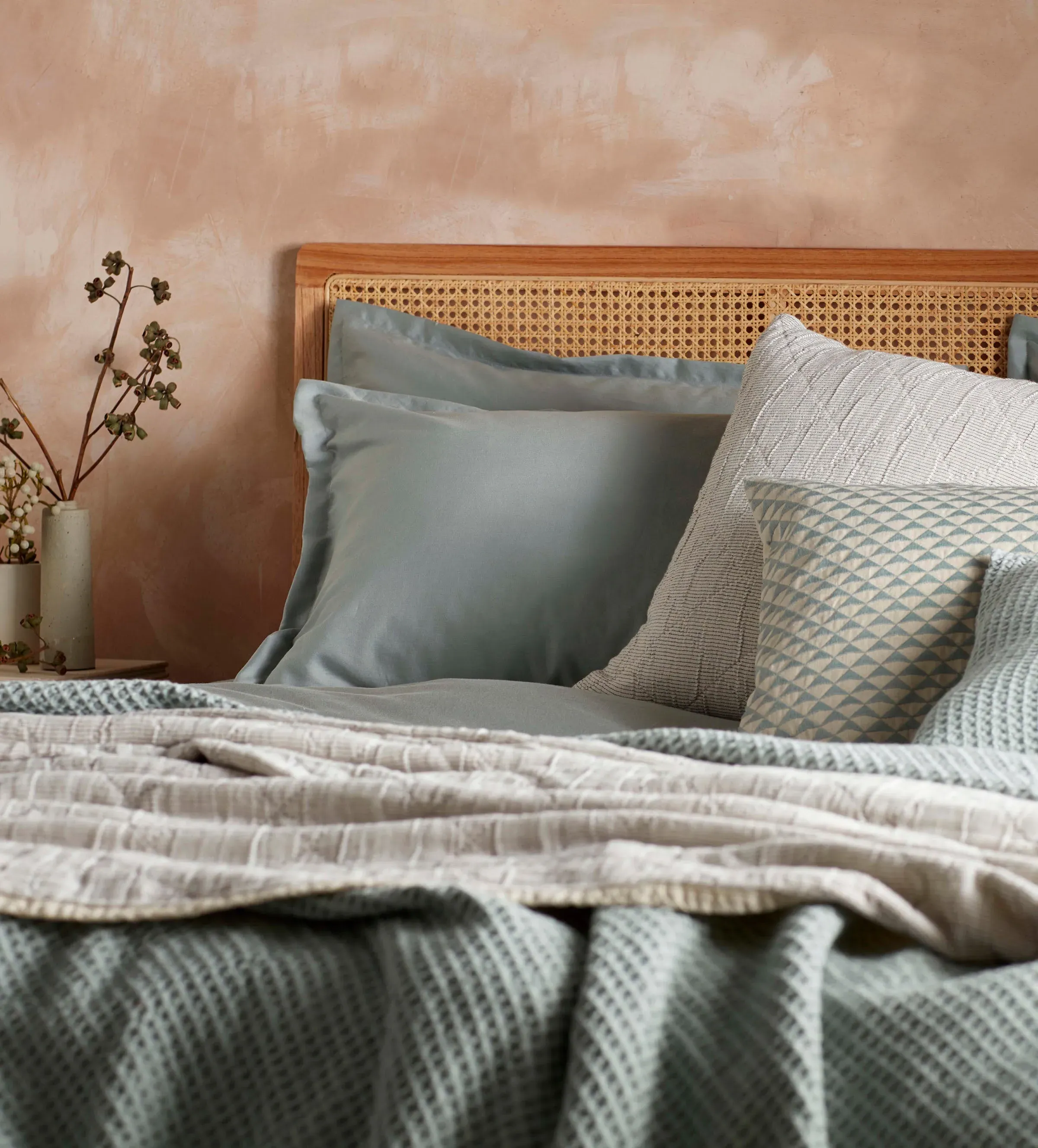 Oxford Pillowcase - Sage, 100% Cotton product