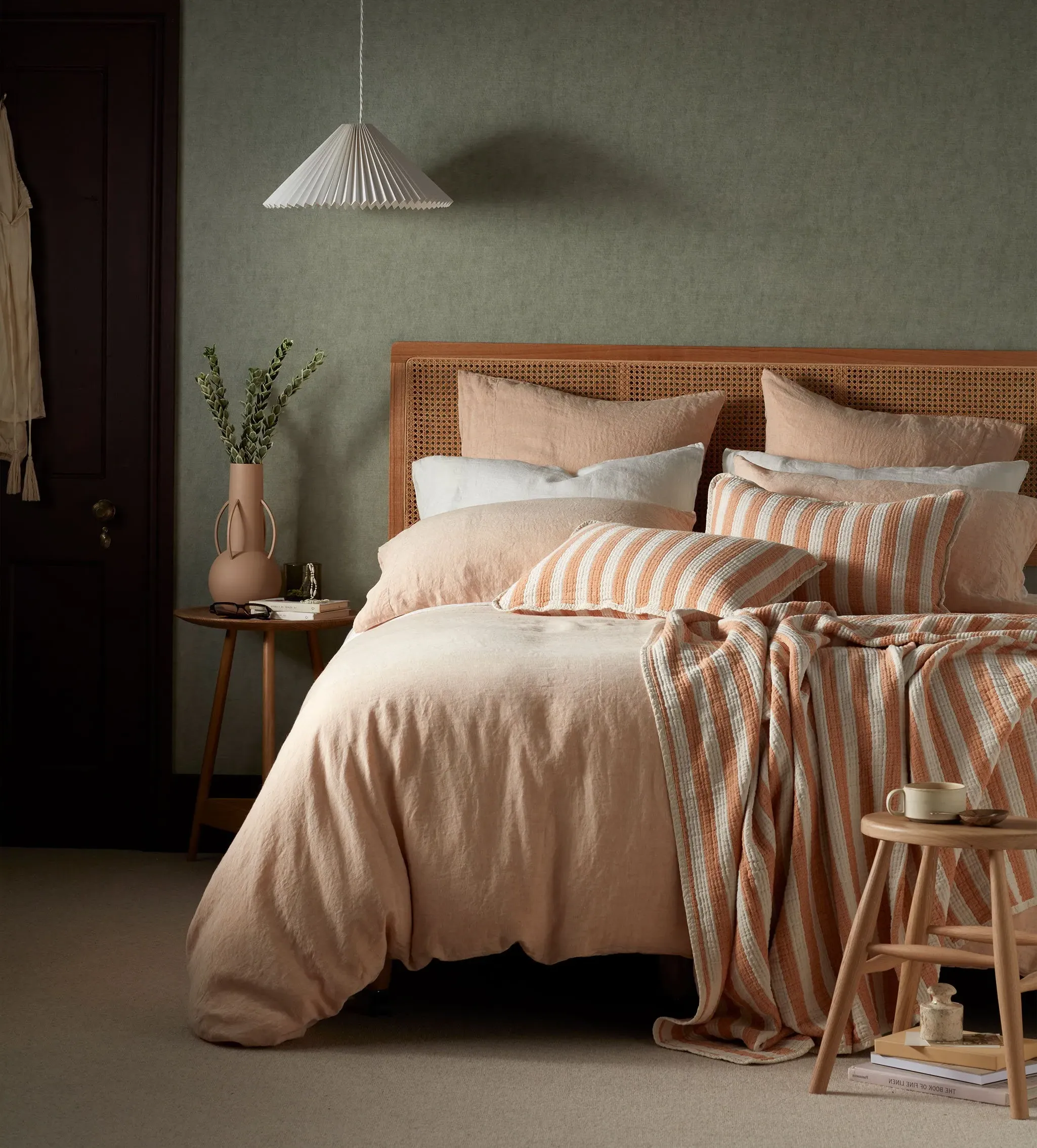 Peach Duvet Cover - Linen product