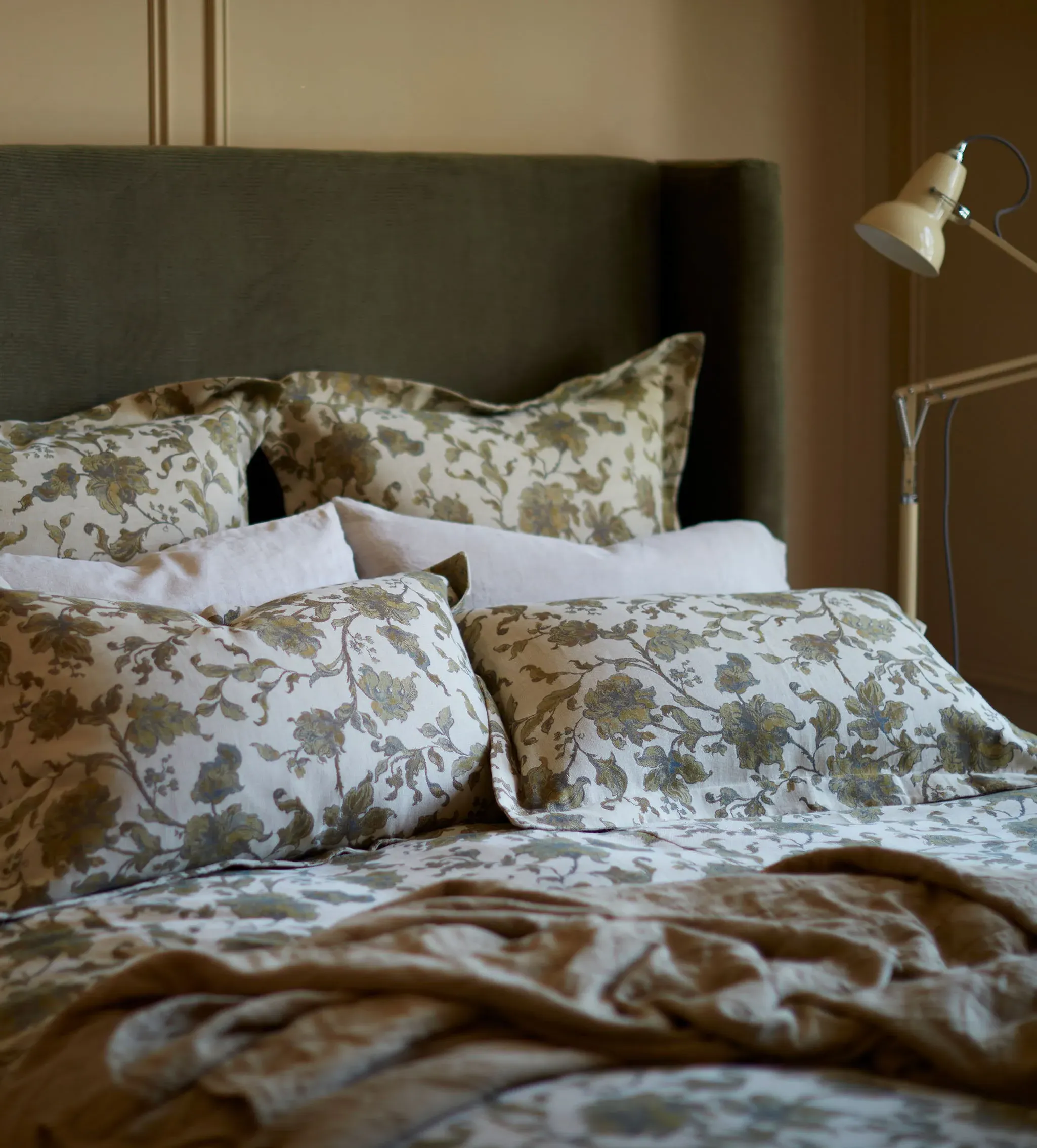 Rosie Floral Jacquard Pillowcase - Cotton product