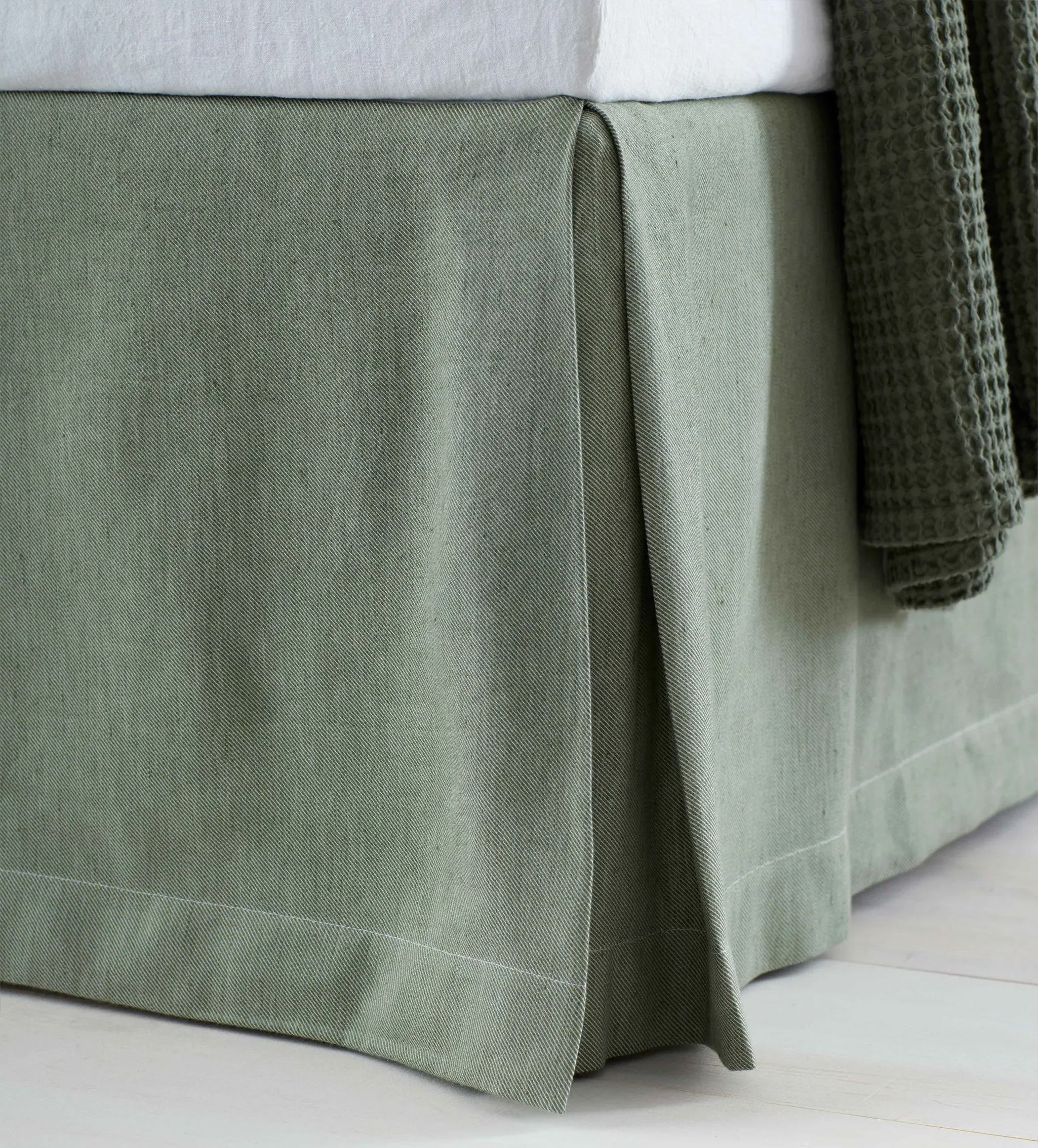 Twill Valance - Olive Green, Cotton Linen product