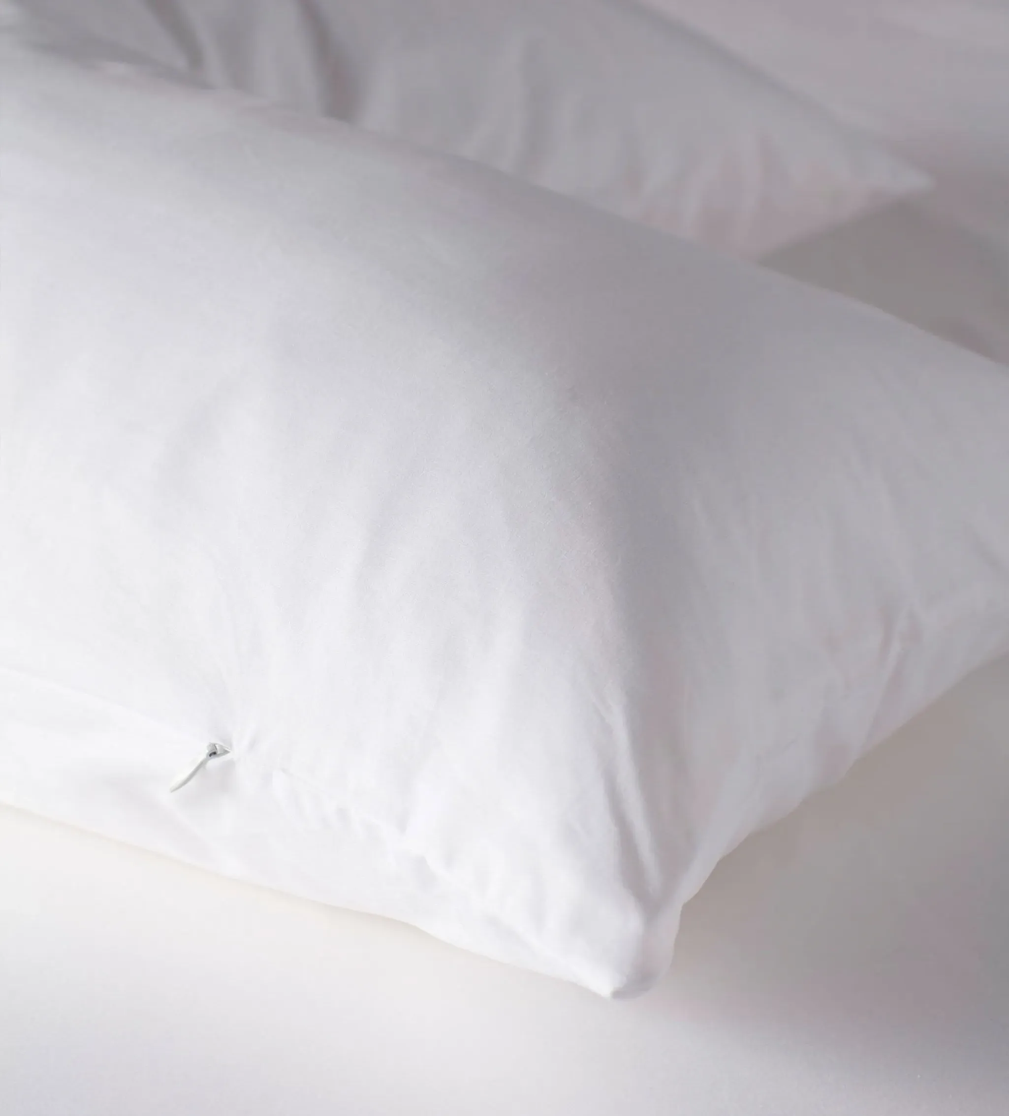 V Shape Pillow Cover - White, Cotton product