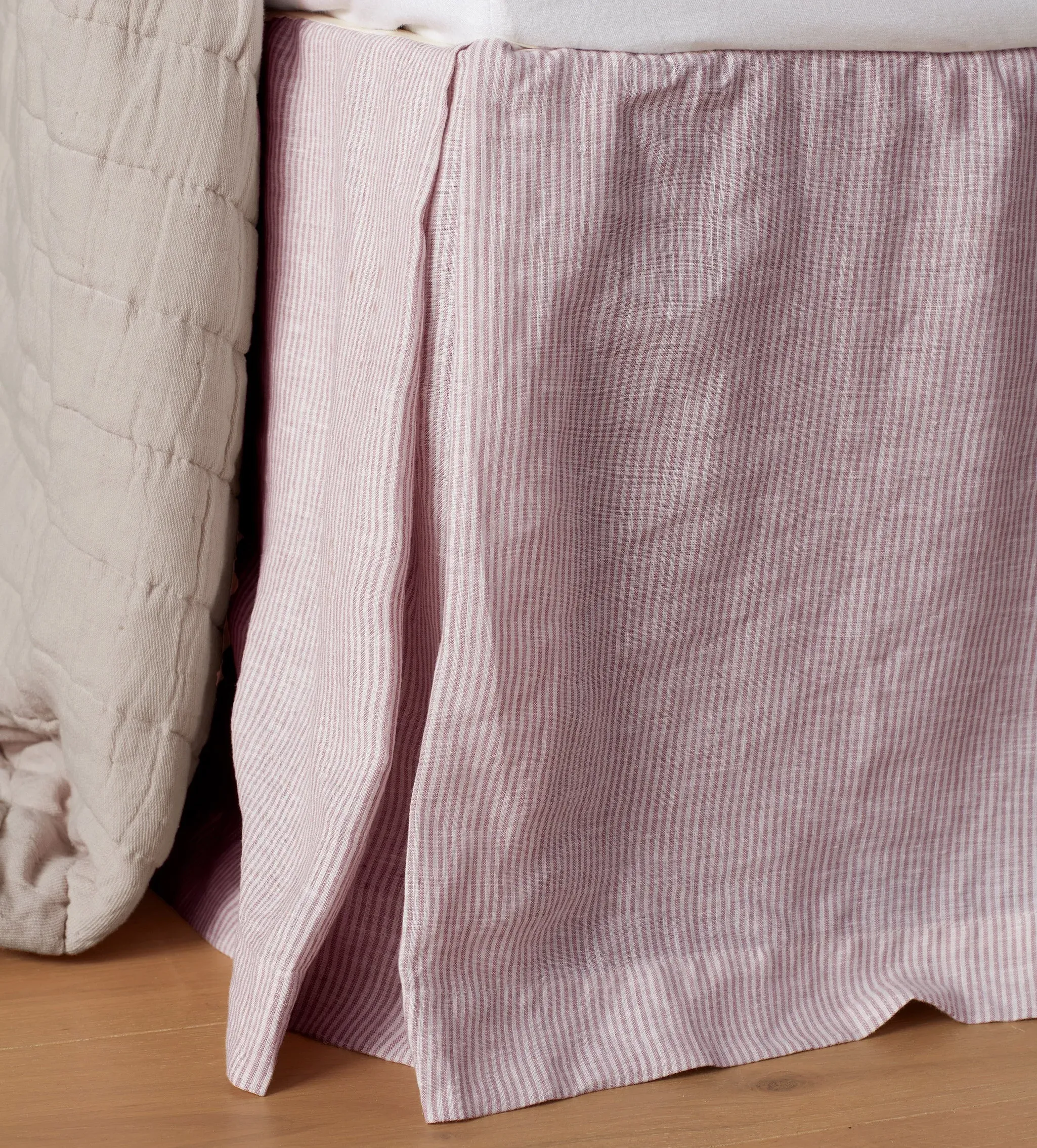 Vintage Rose Sid Stripe Valance - Linen, Cotton product