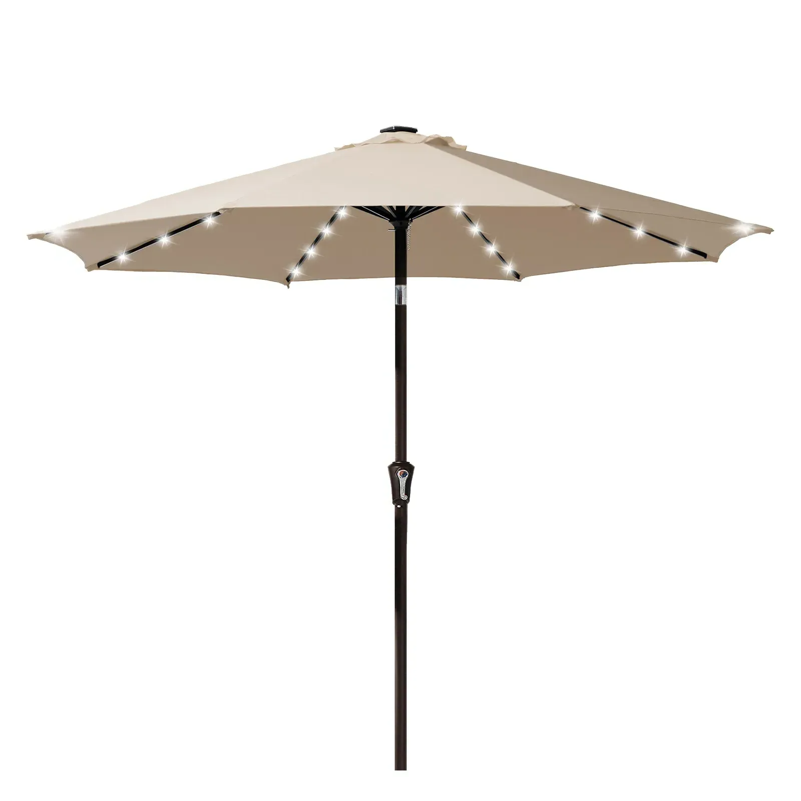 9 ft Patio Umbrella with Solar LED Lights product