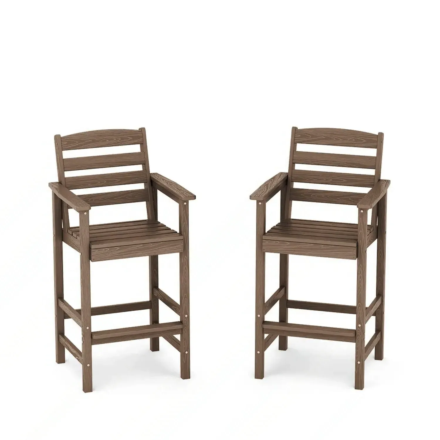 HDPE Poly 2-Piece Bar Height Arm Chair Set - HDPE product