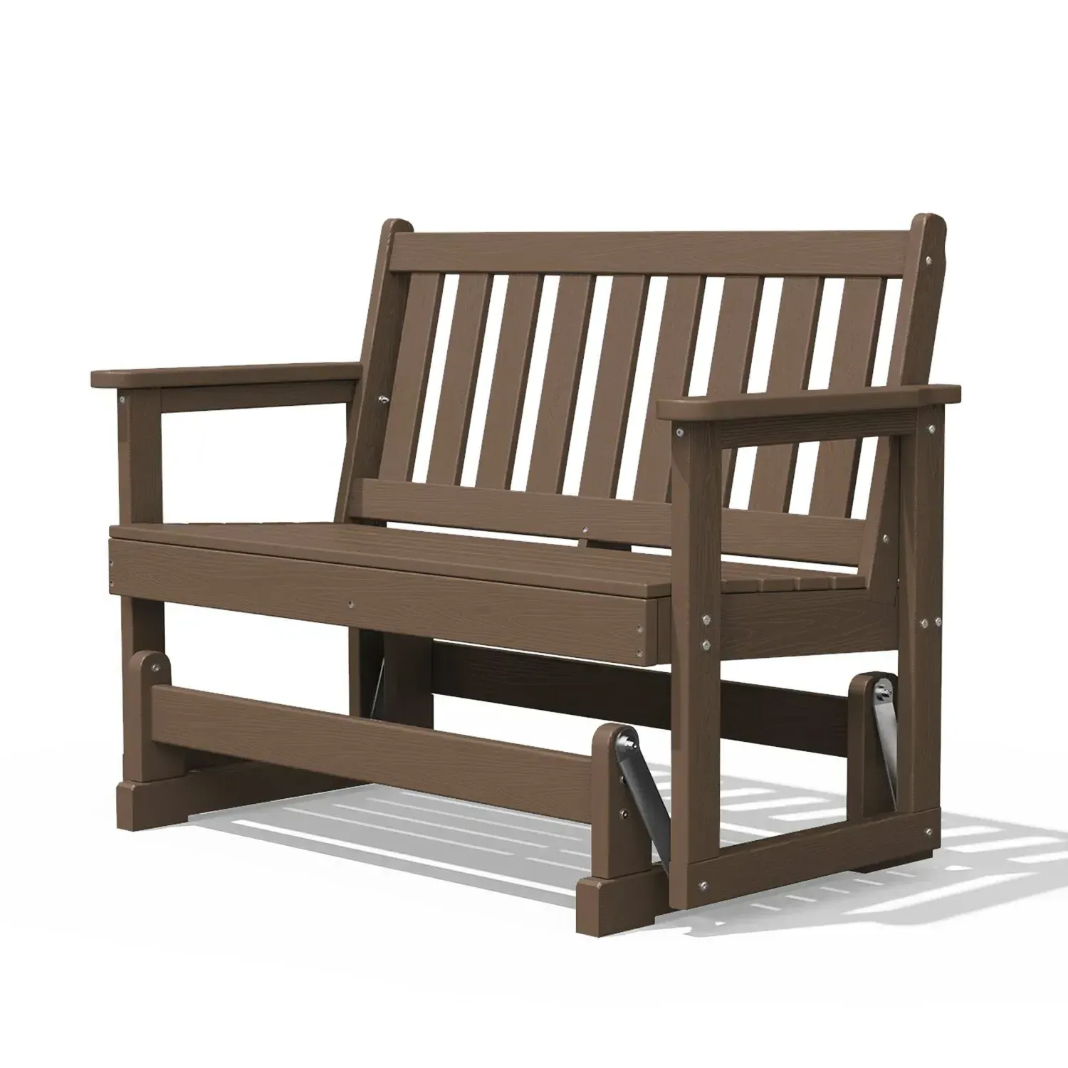 HDPE Poly Adirondack Swivel Glider Loveseat Bench product