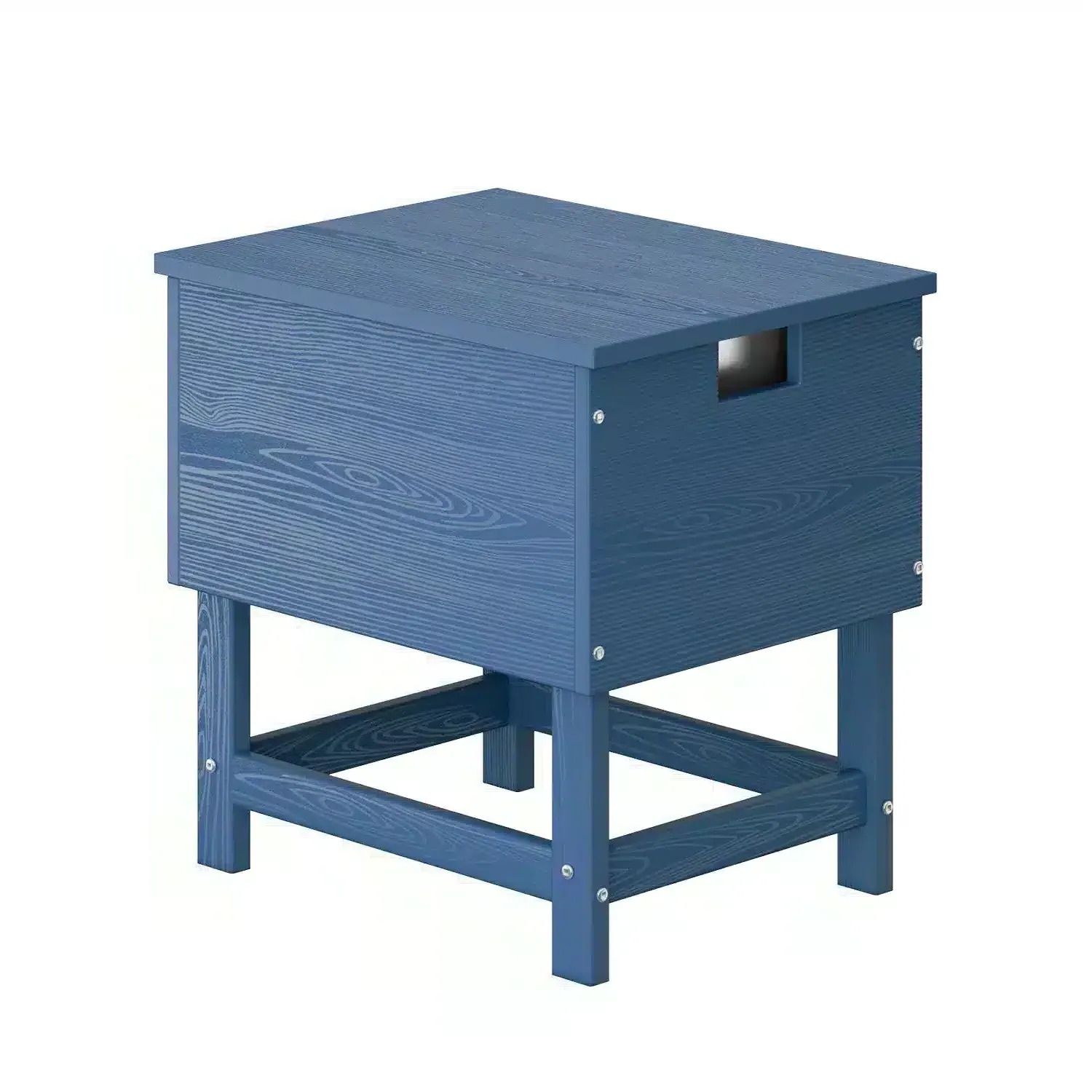 HDPE Poly Outdoor Ice Bin Side Table with Storage product