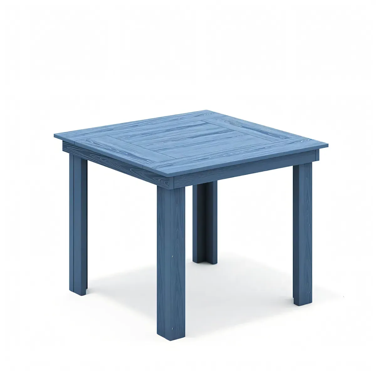Manoir Square Outdoor Dining Table with Umbrella Hole - Black, HDPE product