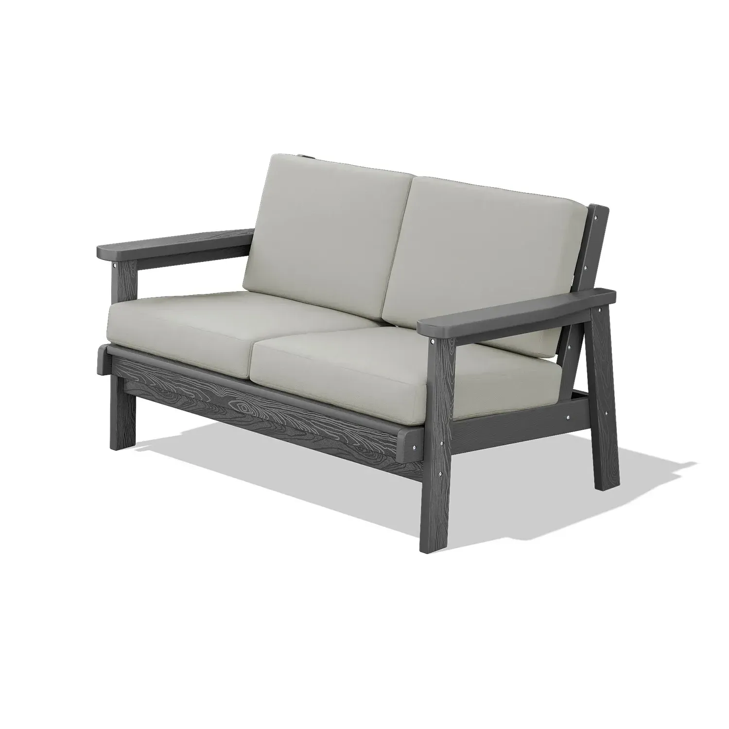 Outdoor Poly Deep Seating 2-Seater Loveseat Sofa product