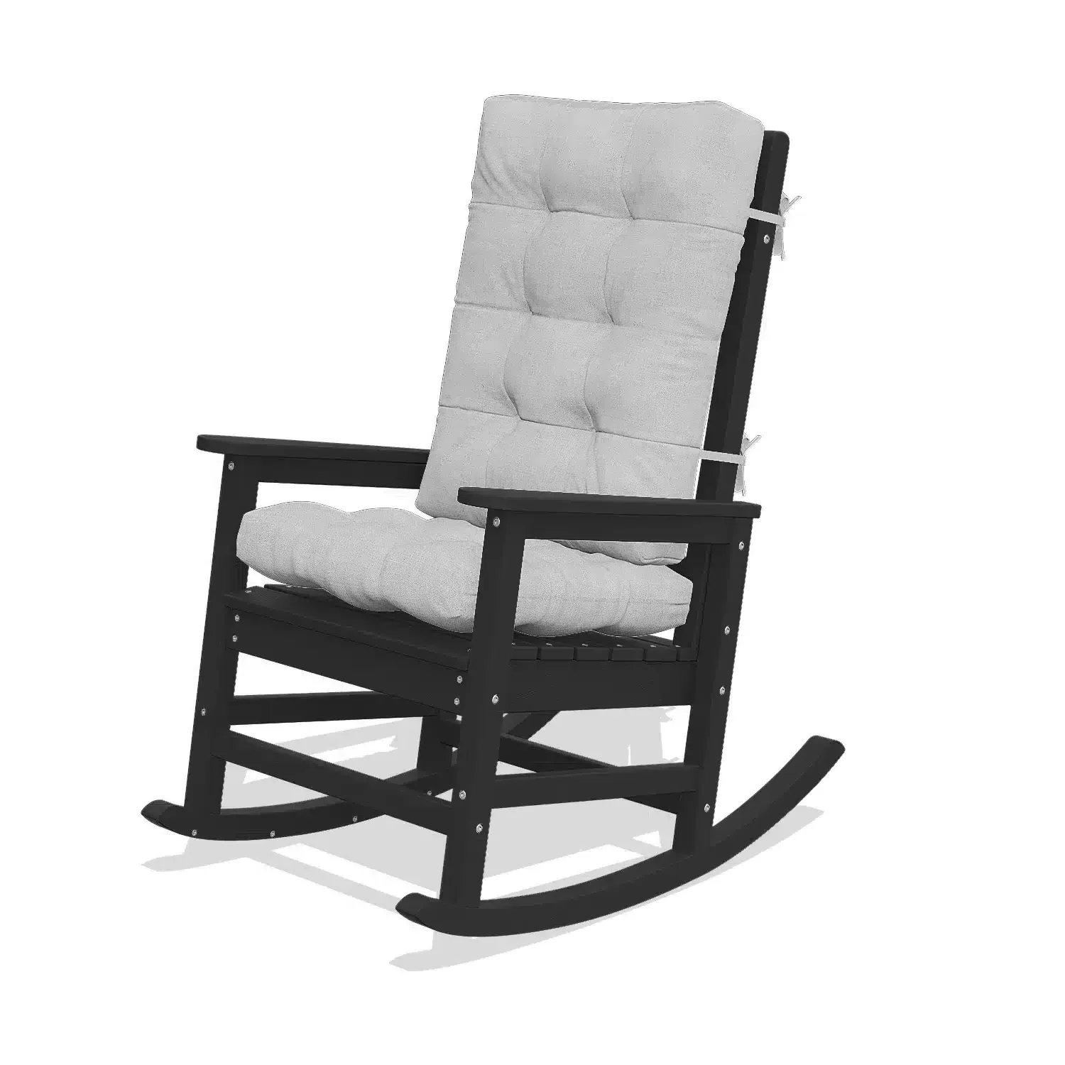 Poly Porch Rocking Chair with Cushion - HDPE product