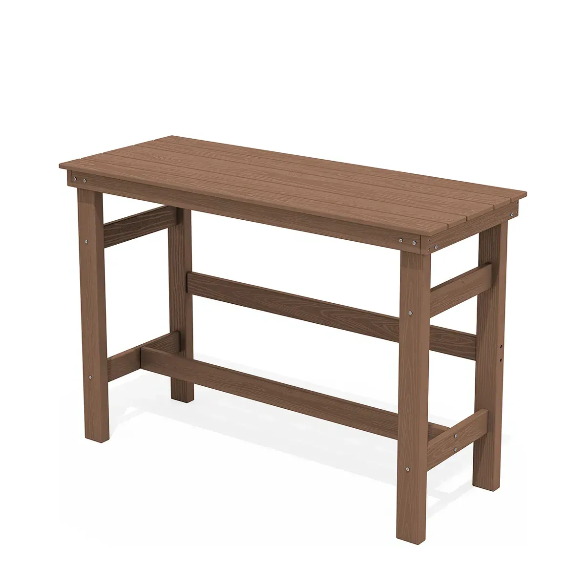 Rectangle Bar Height Outdoor Table - Black, HDPE product