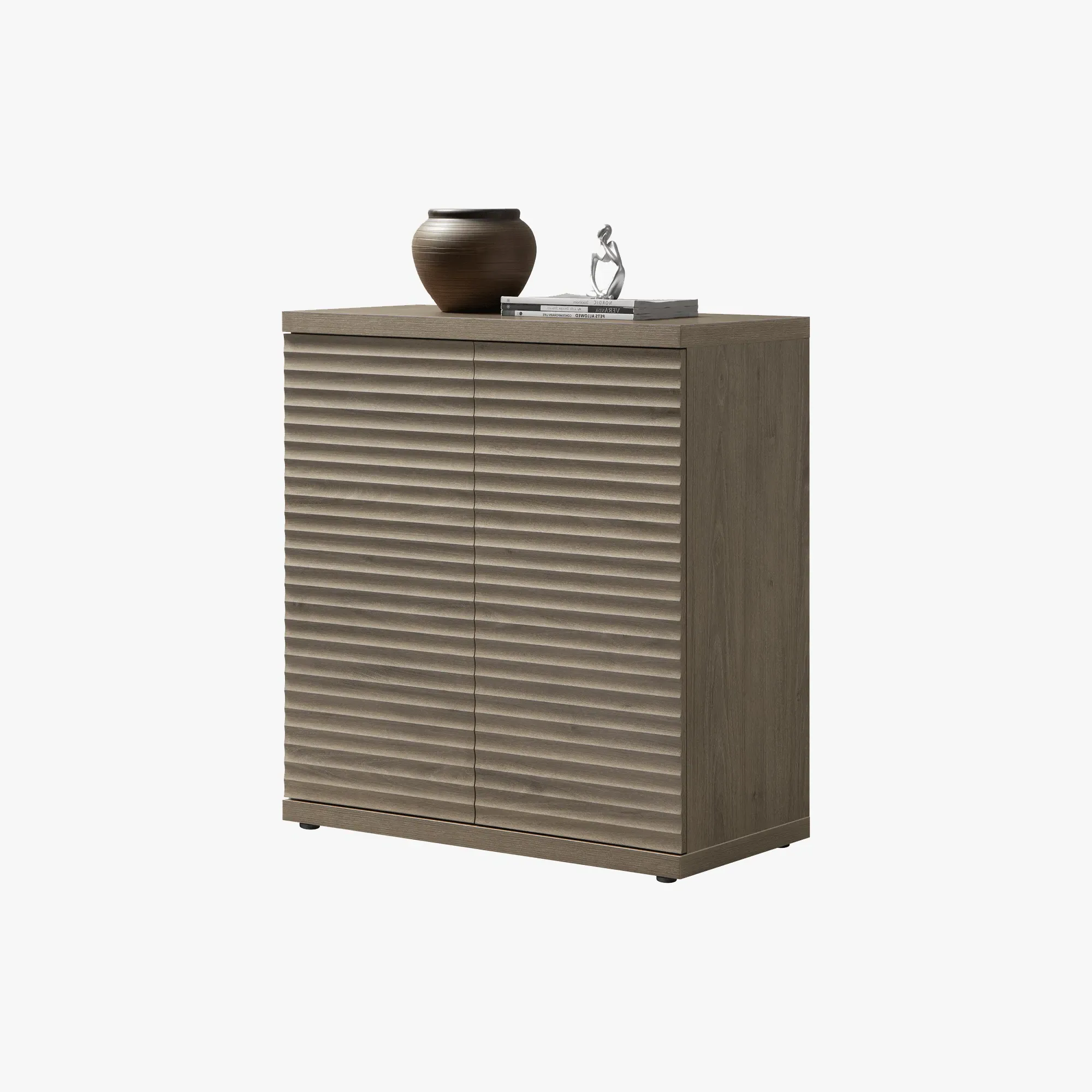 Cas 3 Drawer Dresser with Black Handle - Engineered Wood product