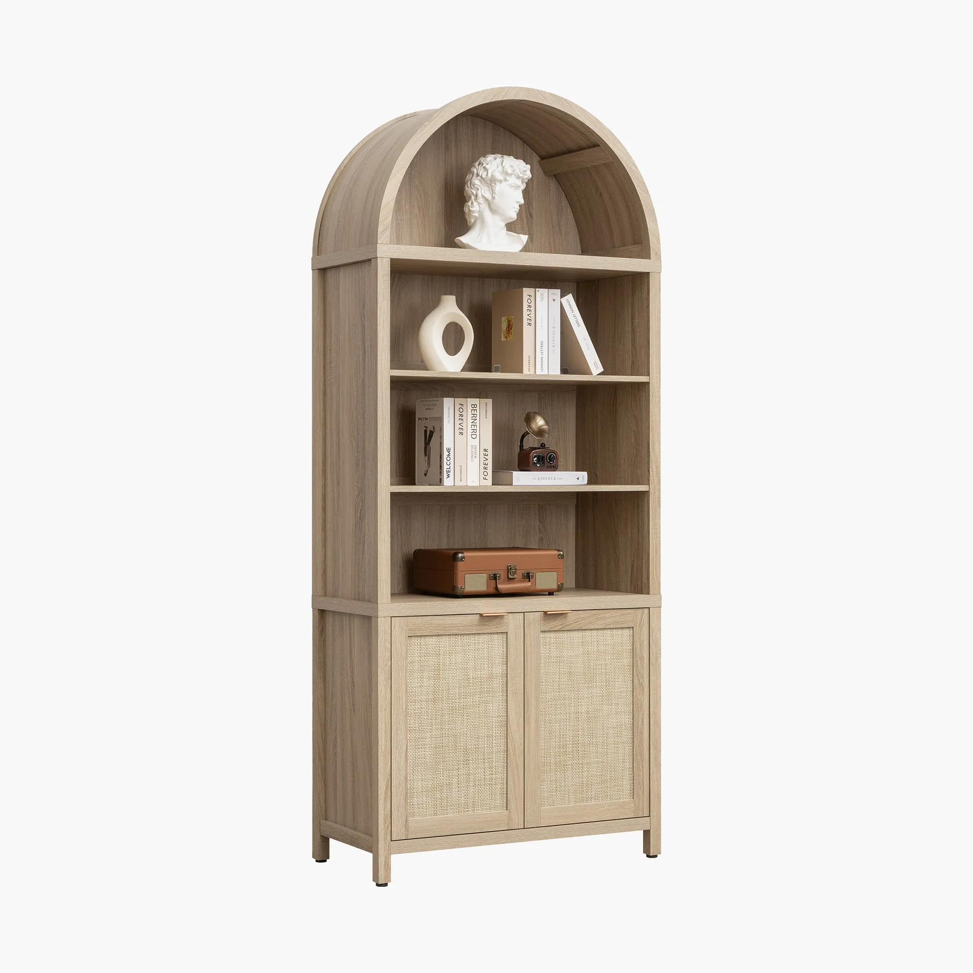 Savanna Arched Bookcase with Doors product