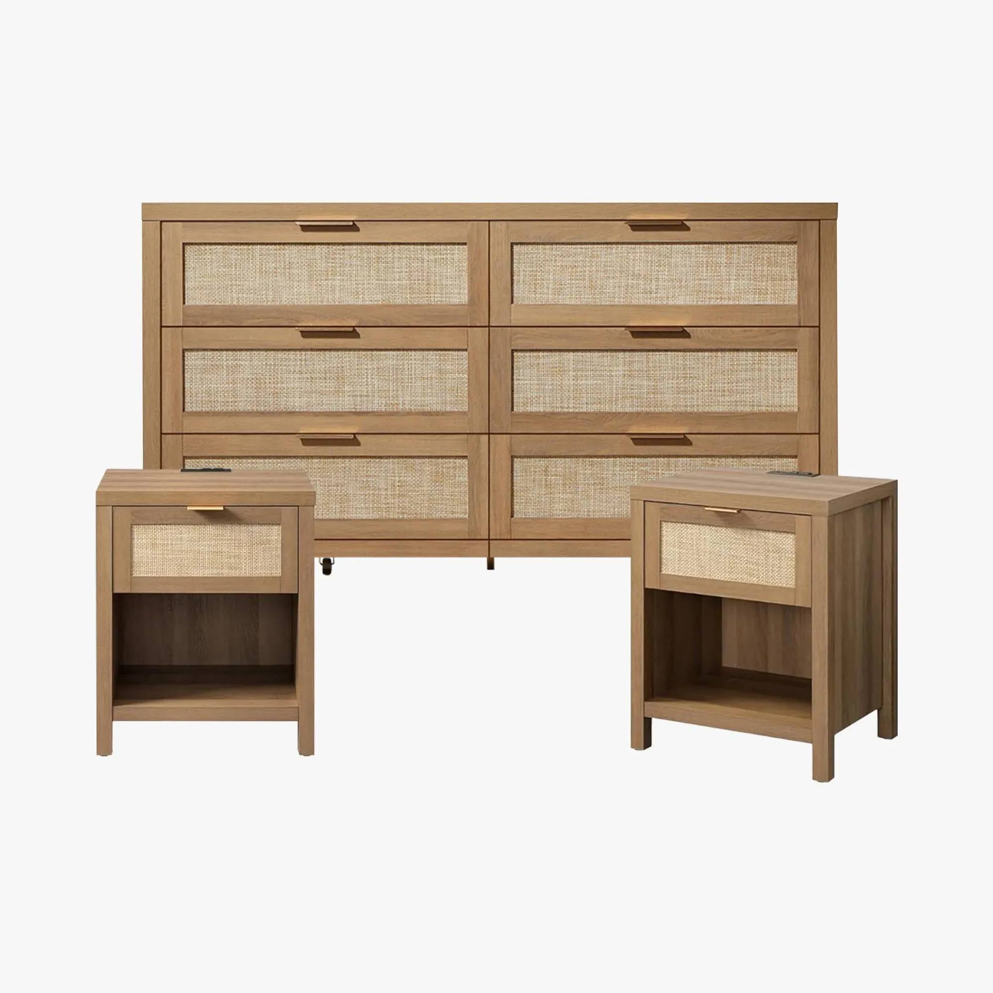 Savanna Cabinet Bedroom Set with Charging Station product