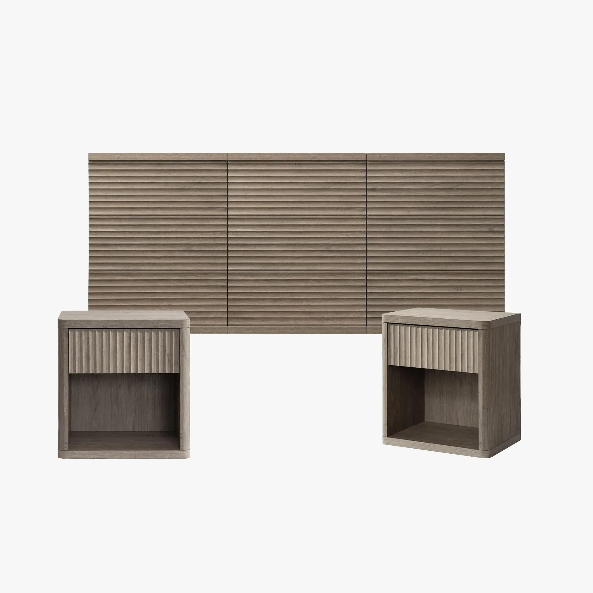 Stria 9-Drawer Dresser and Cas Nightstand Set product