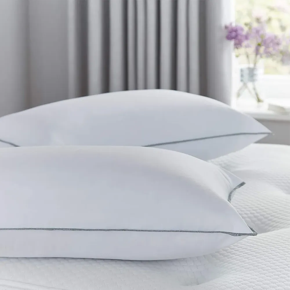 Firm Support Pillows 2 Pack - White, Hollowfibre product