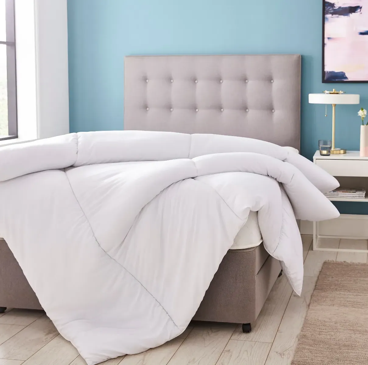Single Duvet 10.5 Tog - White, Hypoallergenic image