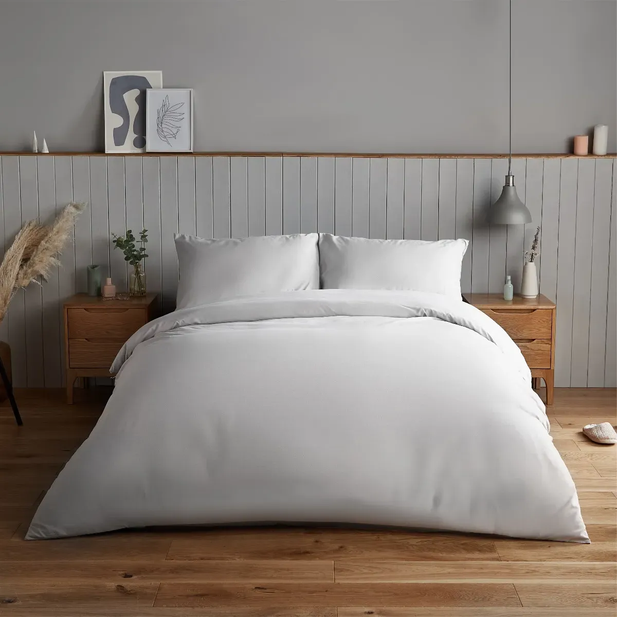 Single Duvet Set with Pillowcase - Green image
