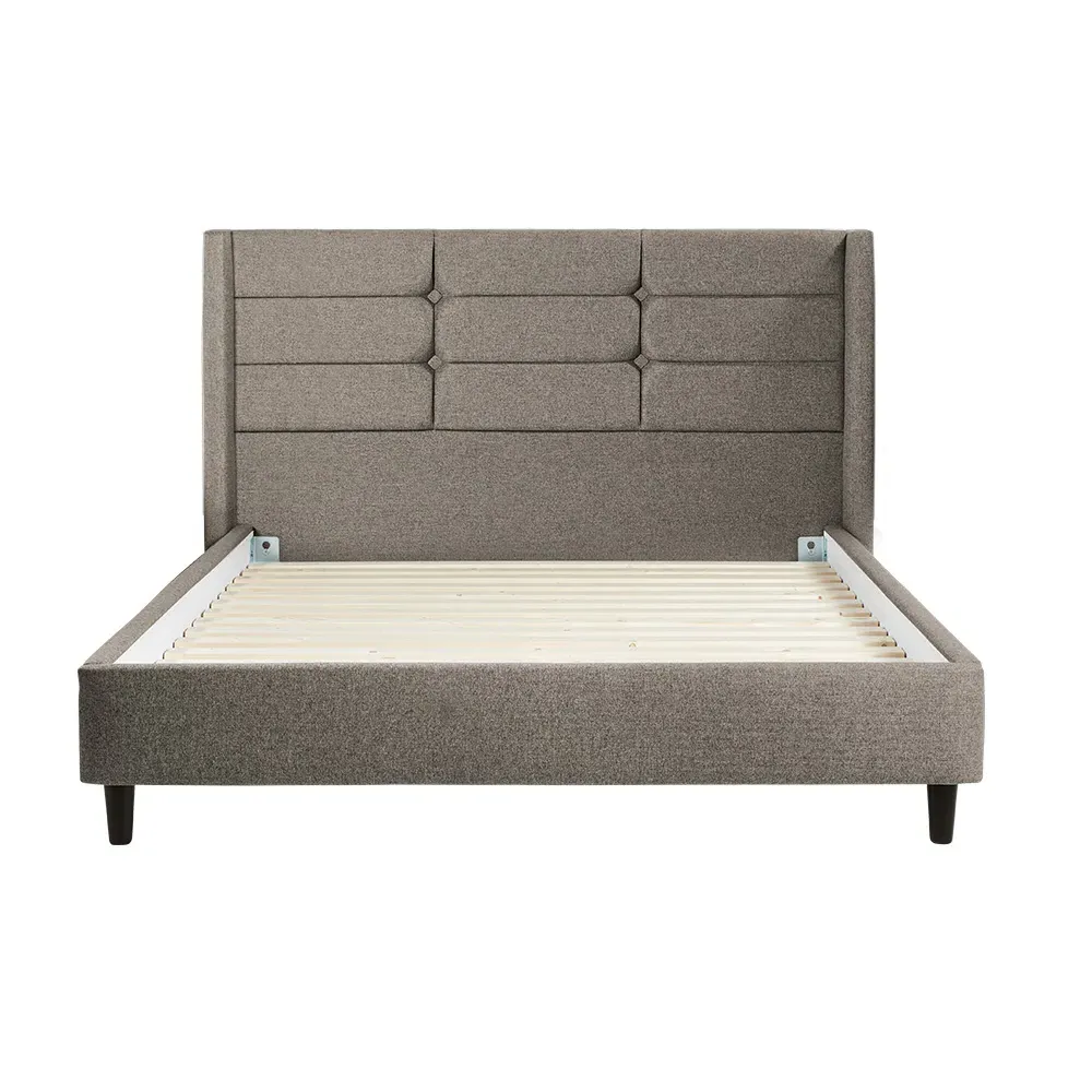 Super King Bed Frame with Panels - Peacock, Beech Wood