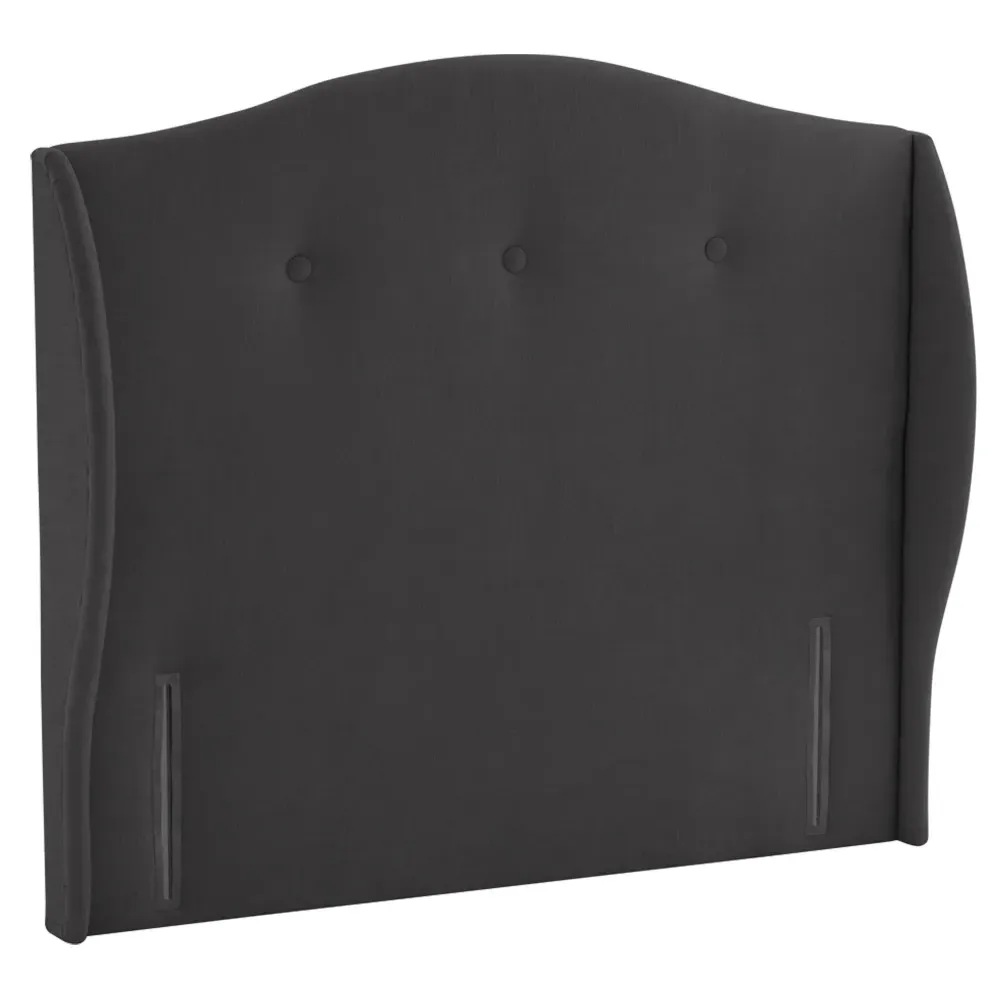 Super King Headboard Buttoned - Wheat, Fabric image