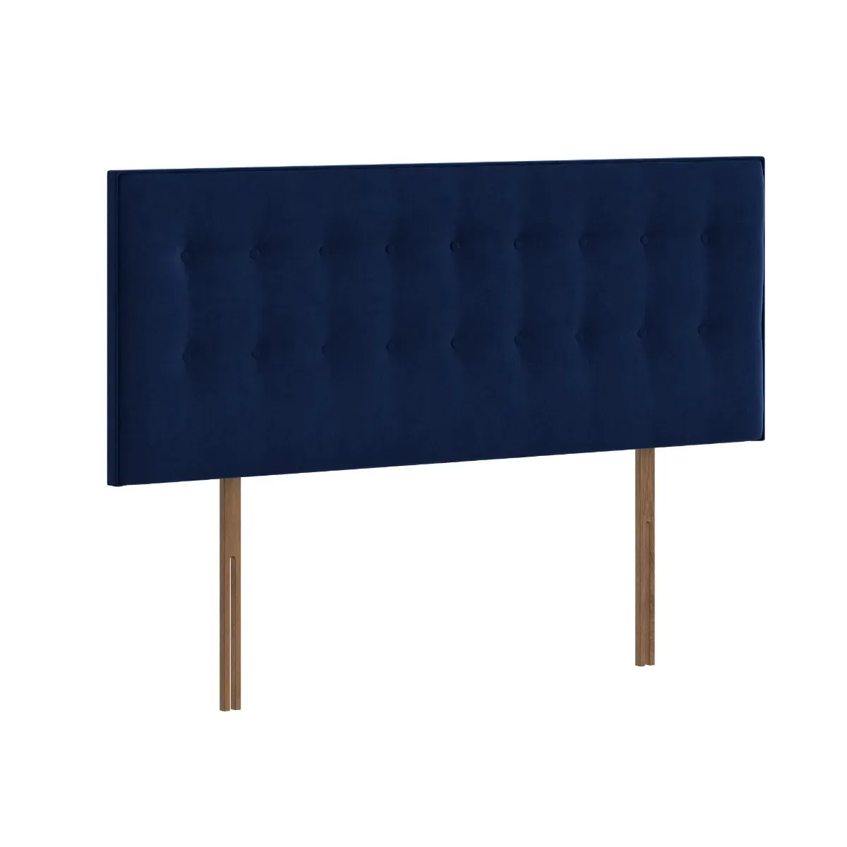 Super King Headboard with Buttoning - Pebble