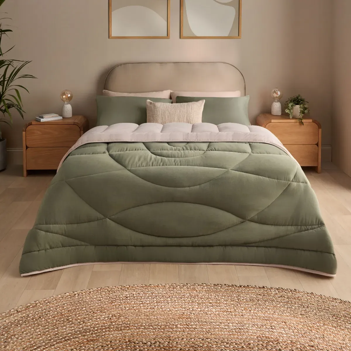 Washed Supersoft Coverless Duvet and Pillowcase Set - Charcoal product