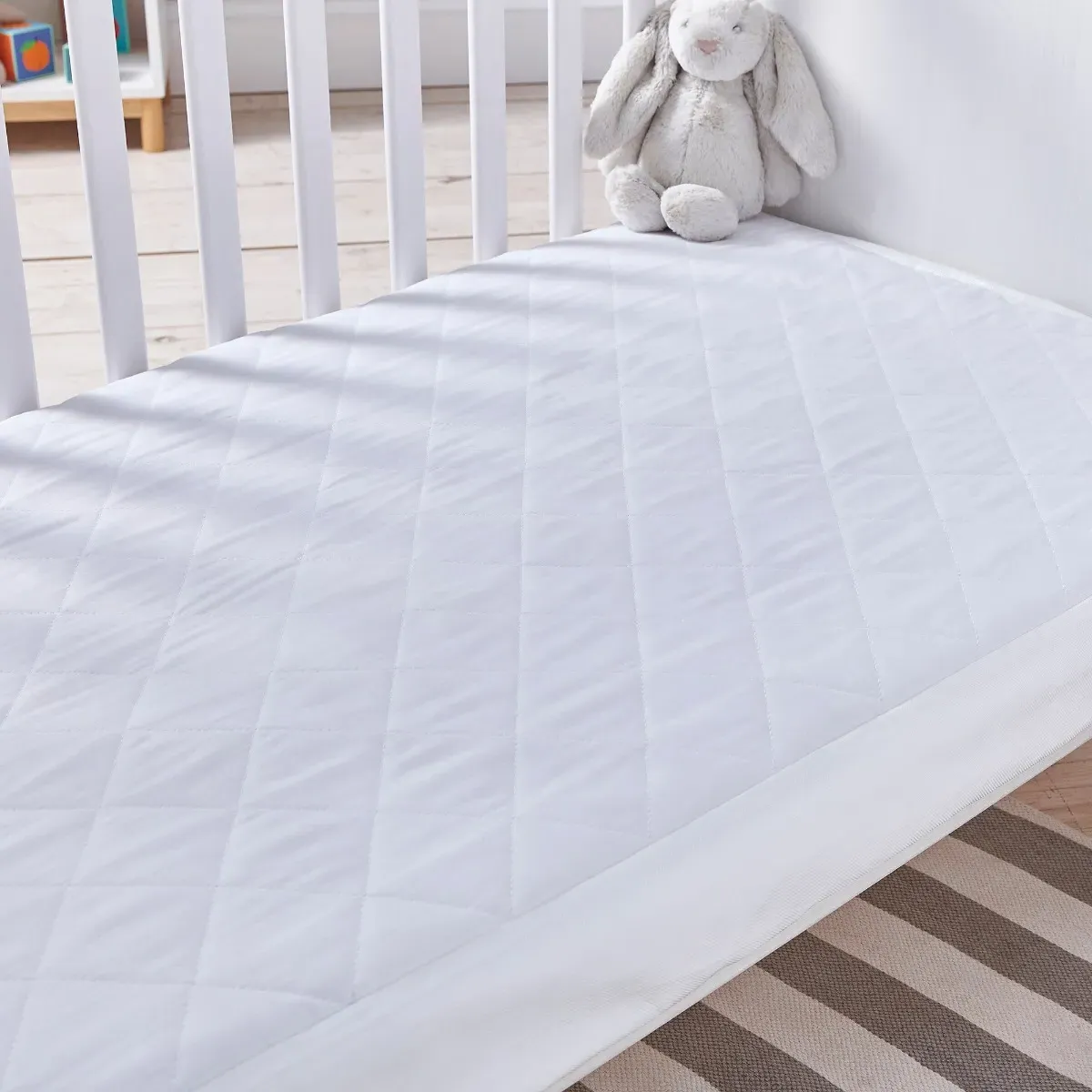 Waterproof Cot Bed Mattress Protector - Hypoallergenic product