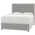 Camden King Bed with Storage - Silver Grey, Dark Wood by Simba, image 4