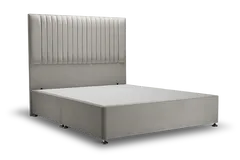 Camden Single Ottoman Bed Frame - Silver Grey, Chrome product