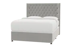 Didsbury Double Ottoman Bed Frame - Silver Grey, Wood by Simba