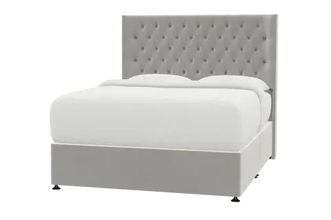 Didsbury Super King Bed Frame - Silver Grey, Dark Wood by Simba, image 2