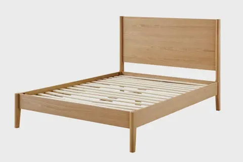 Epping Single Bed Frame - Oak, Solid Ash by Simba, alternate view