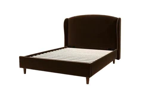Hampstead Double Bed Frame - Chocolate by Simba, alternate view