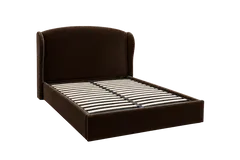 Hampstead Double Ottoman Bed with Storage - Light Stone by Simba
