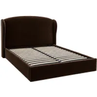 Hampstead King Size Ottoman Bed with Storage - Light Stone by Simba, image 3