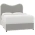 Jesmond Double Bed Frame - Silver Grey, Dark Wood by Simba, image 4
