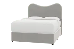 Jesmond Double Ottoman Bed Frame - Silver Grey by Simba