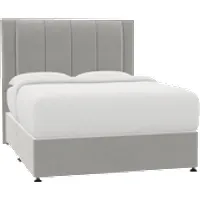 Kelham Single Bed Frame - Silver Grey, Dark Wood by Simba, image 3