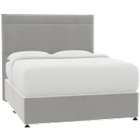 Ludlow Single Bed with Storage - Silver Grey, Dark Wood by Simba, image 3